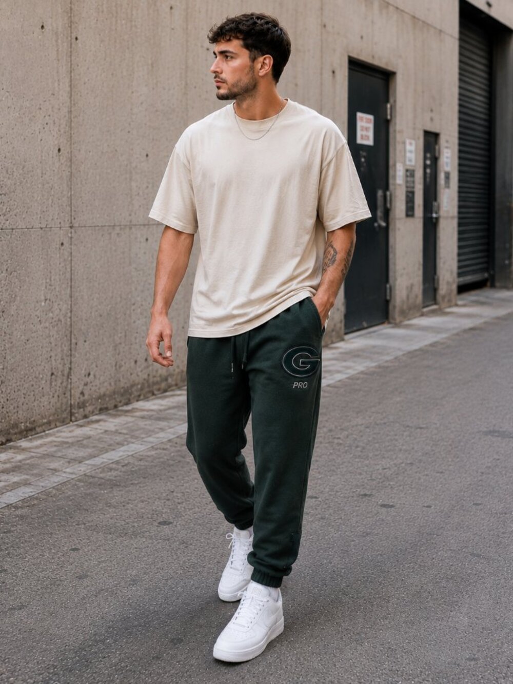 Pro Standard NFL Green Bay Packers Luxury Fleece Joggers Sweatpants | Size L